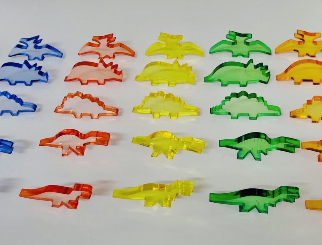 Translucent Colour Toy Set Dinosaurs - Rover Education