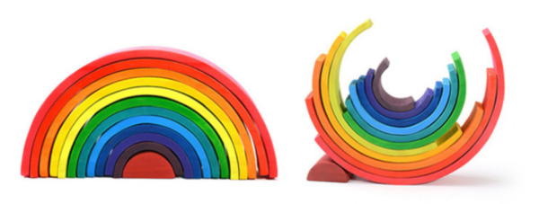 Wooden Rainbow Set - Image 2