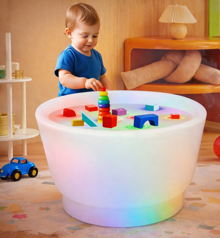 Round Interactive Light Up Table